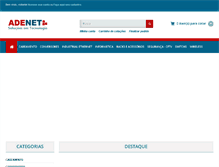 Tablet Screenshot of adenet.com.br